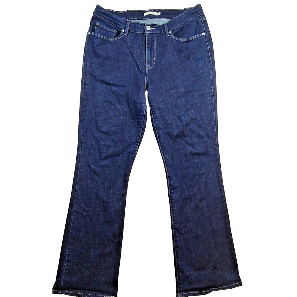 Levi's Classic Bootcut Jeans Womens 12 Short Medium Wash Blue Denim 31x30